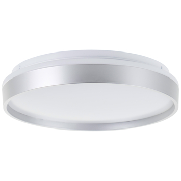 Brilliant plafondlamp Britt zilver ø33cm 3 standen dimbaar