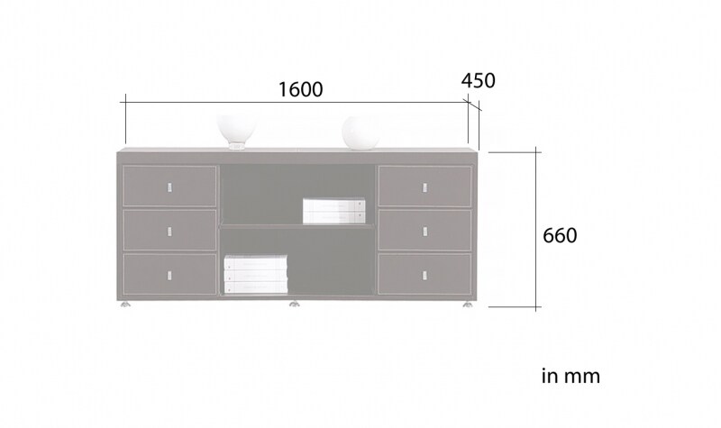 Jet-Line Aktenschrank PADOVA braun