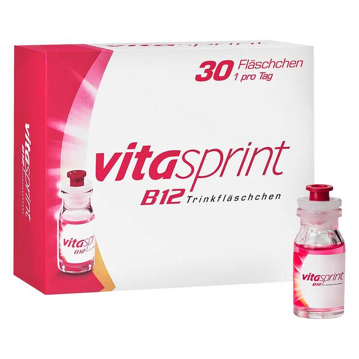 vitasprint B12 Trinkfläschchen mit Vitamin B12 für mehr Energie, 30 St