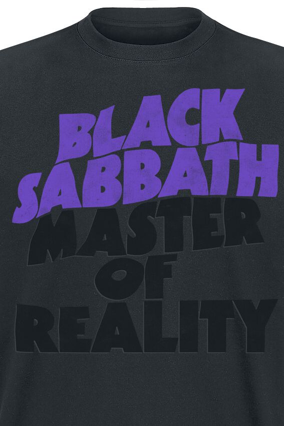Master Of Reality Tracklist | Black Sabbath T-Shirt Manches courtes