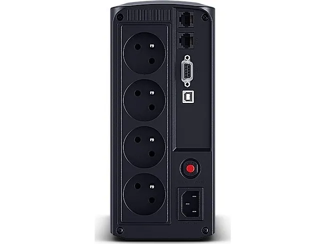 CyberPower Value Pro VP1000ELCD-FR - UPS - AC 230 V - 550 Watt - 1000 VA - 1-faset - RS-232, USB - output-stikforbindelser: 4 - sort