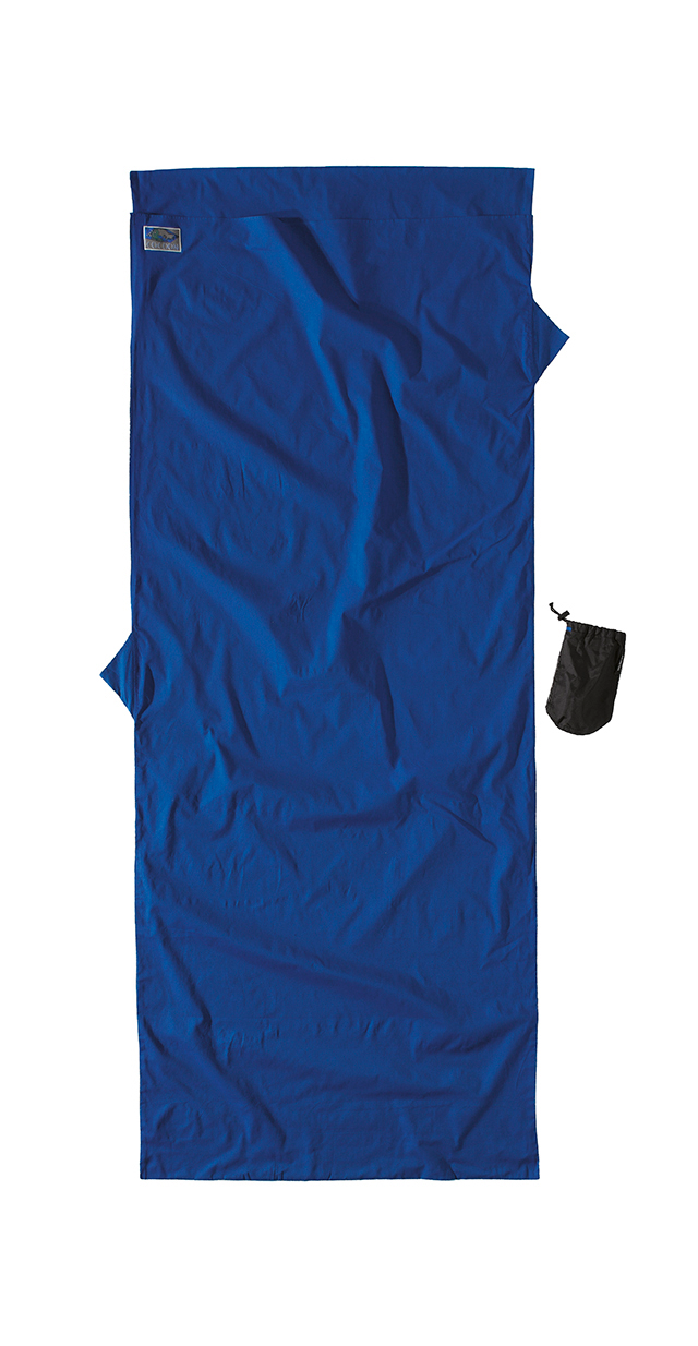 Cocoon Leicht-Reiseschlafsack Rechteck Baumwolle ultramarine blue