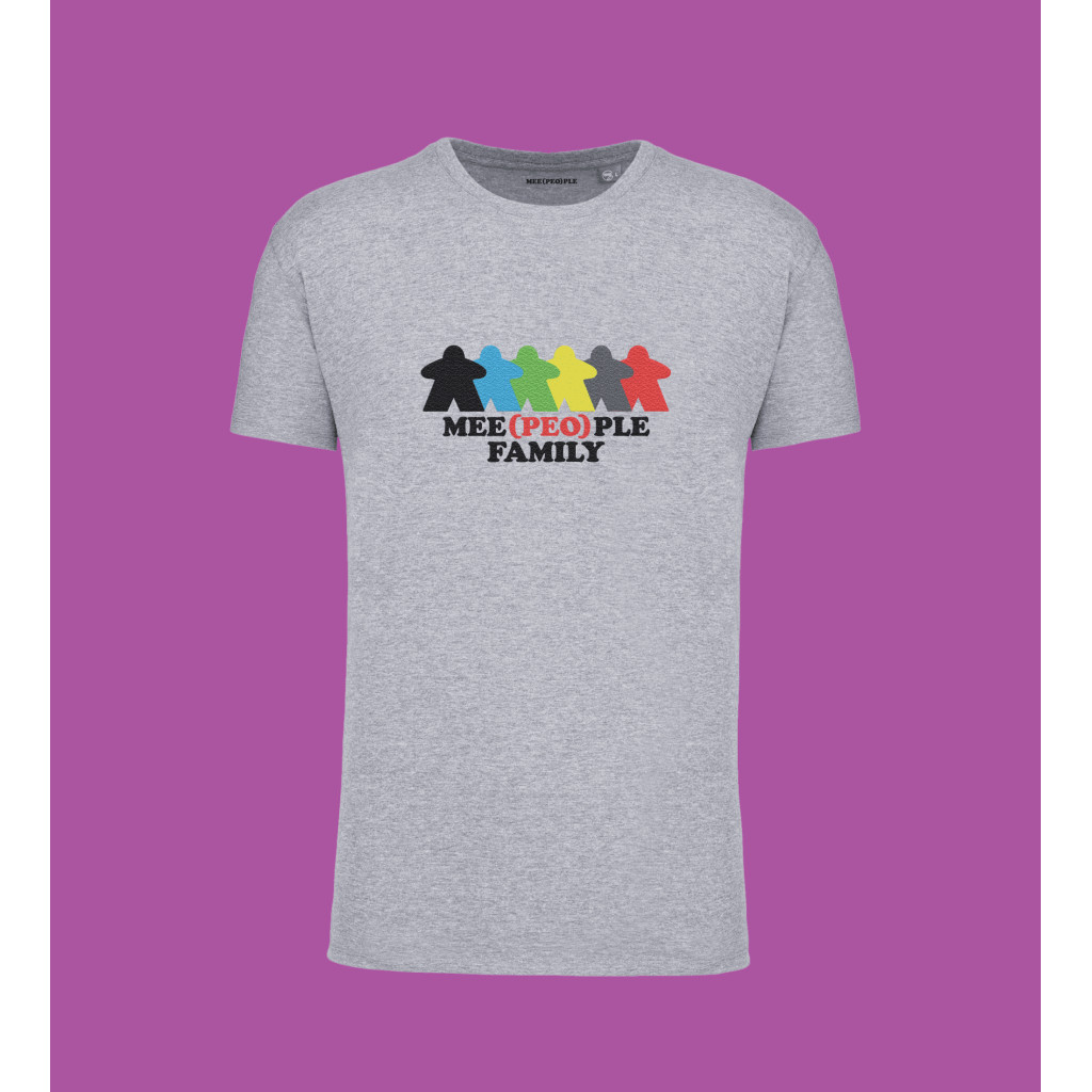 Tee shirt Homme – Family – Gris Chine - M