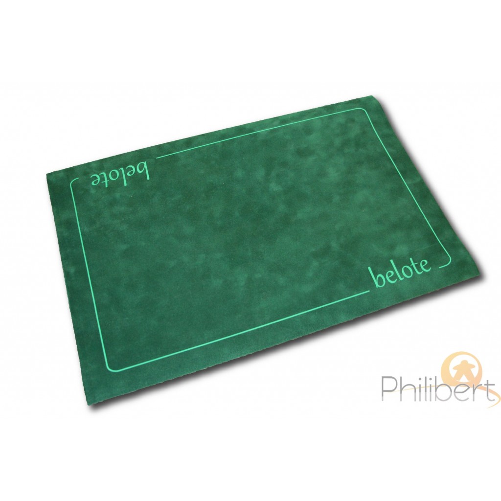 Tapis Belote Supérieur 40X60cm Vert