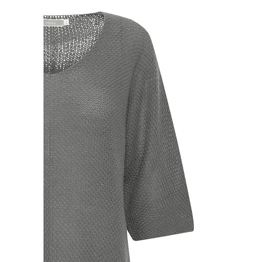 Fransa 20614484 Striktrøje, Medium Grey Melange, L/XL