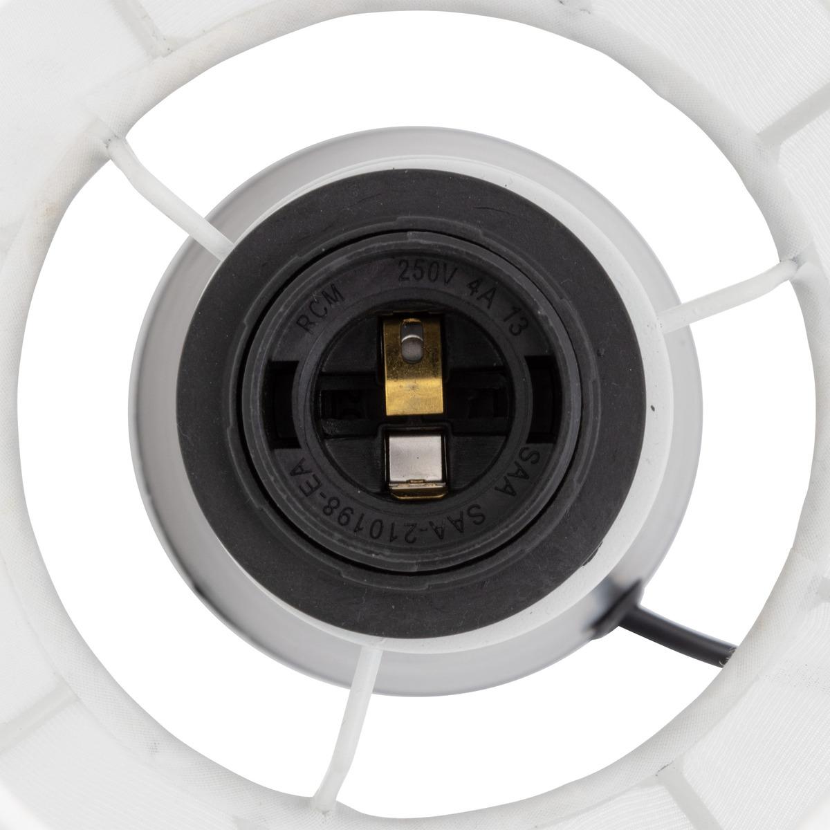 LAMPE COTON TOBIE NOIR H.33CM