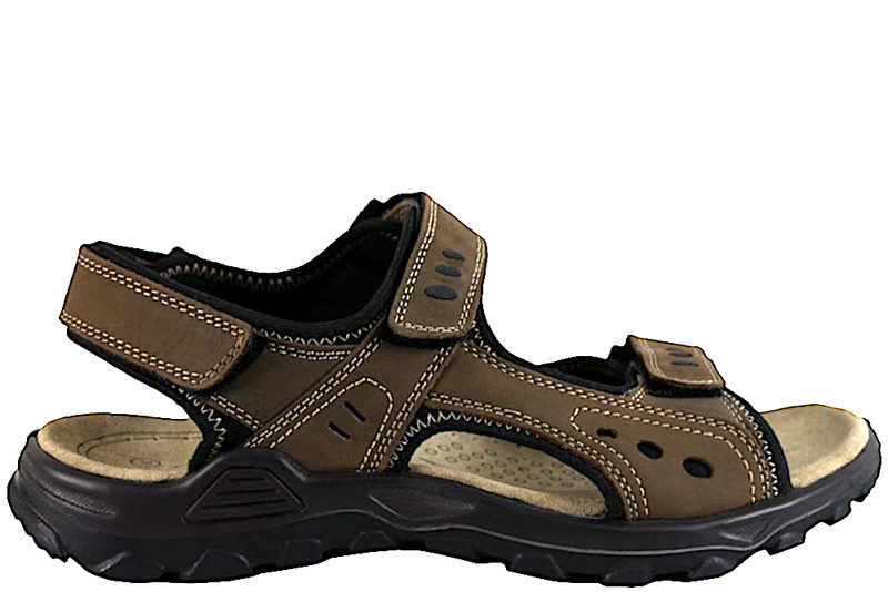 RESERVED SANDAL I BRUNT NUBUCK