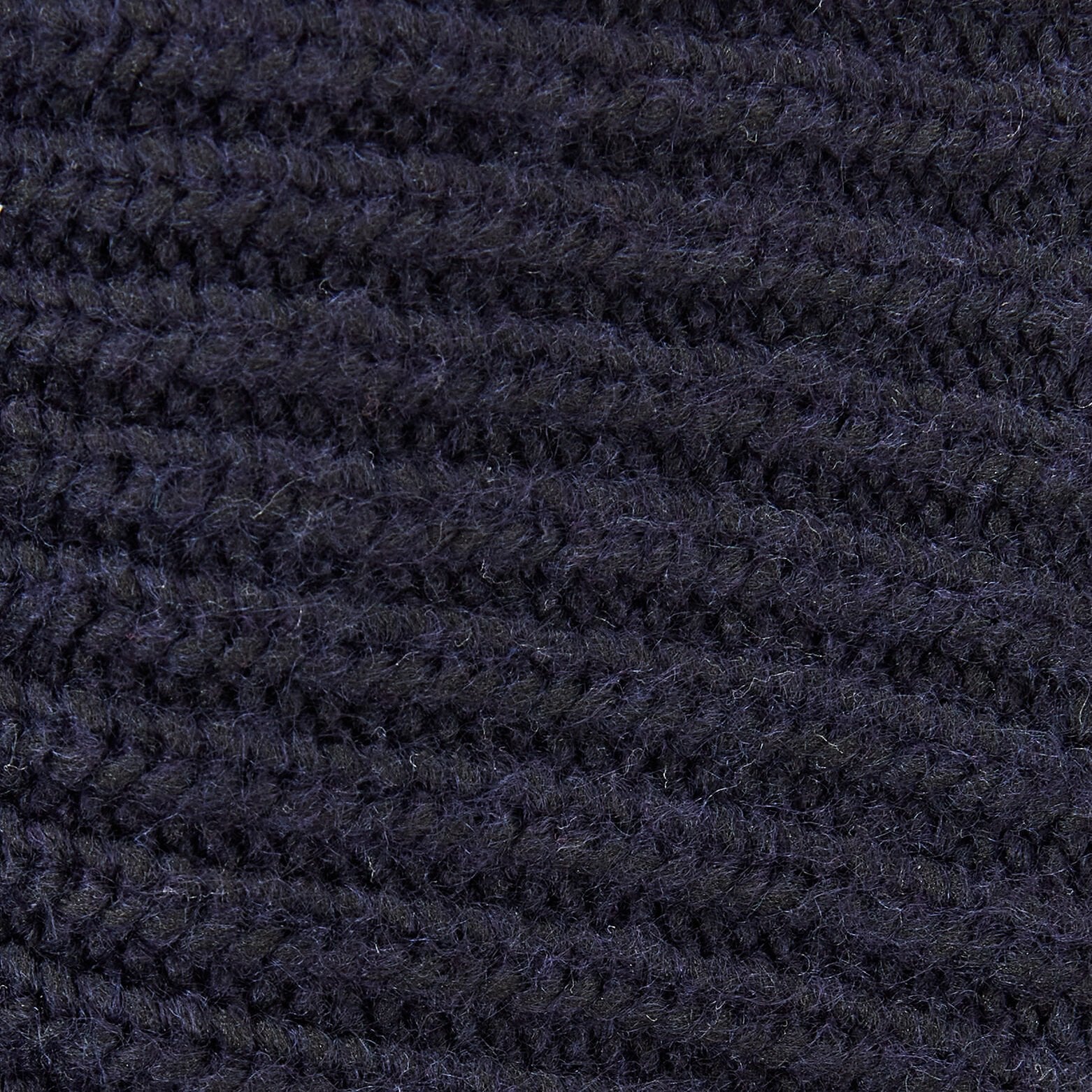 Gilet à col châle boutonné Bleu foncé