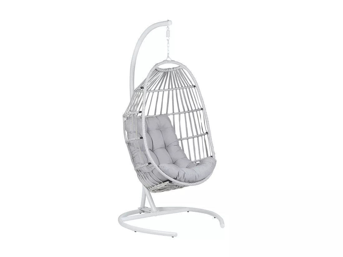 Fauteuil suspendu avec support SESIA Gris clair