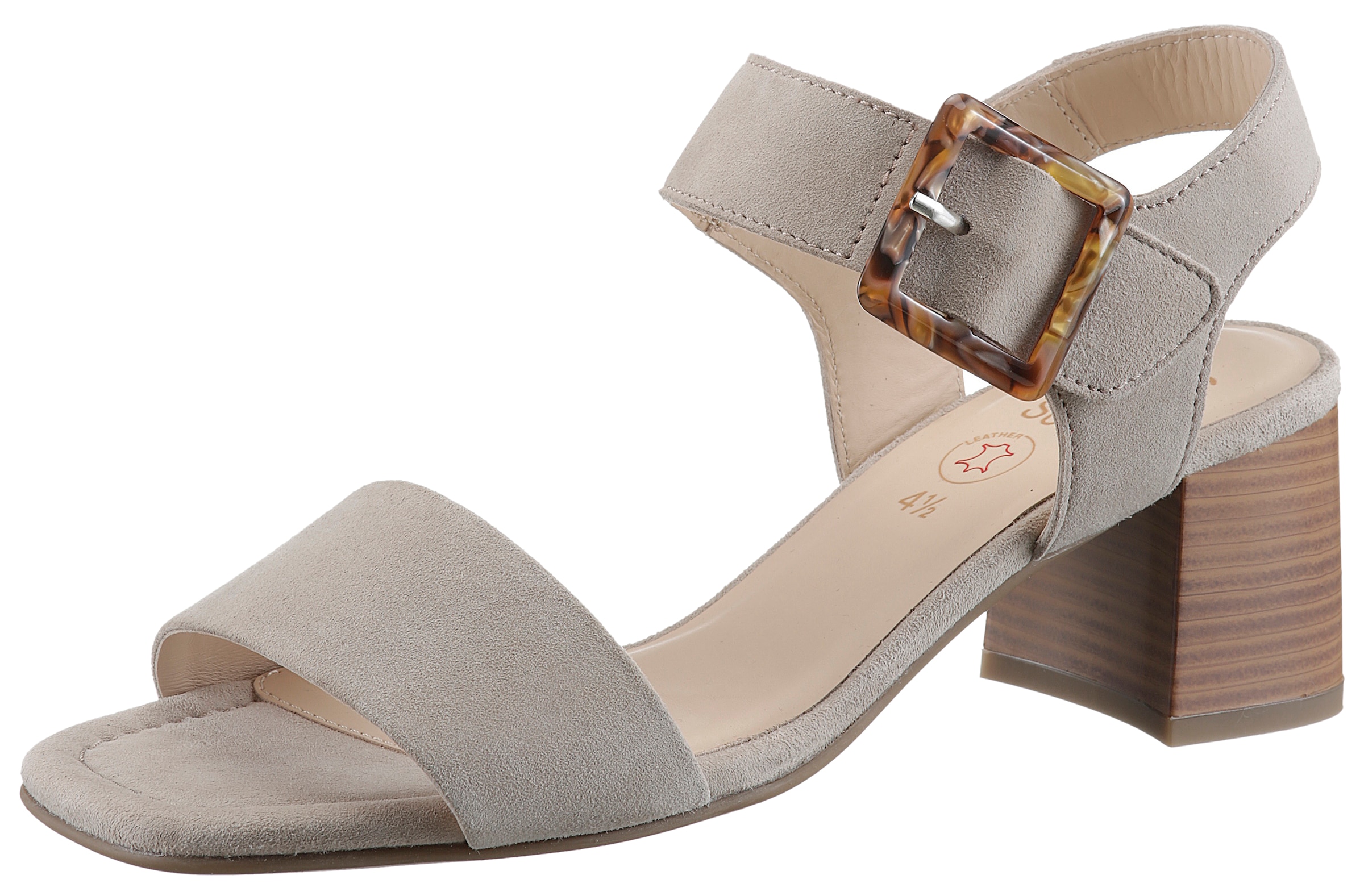 Ara Sandalette »BRIGHTON«  , Sommerschuh, Sandale, Blockabsatz, in Bequemweite G (= weit)