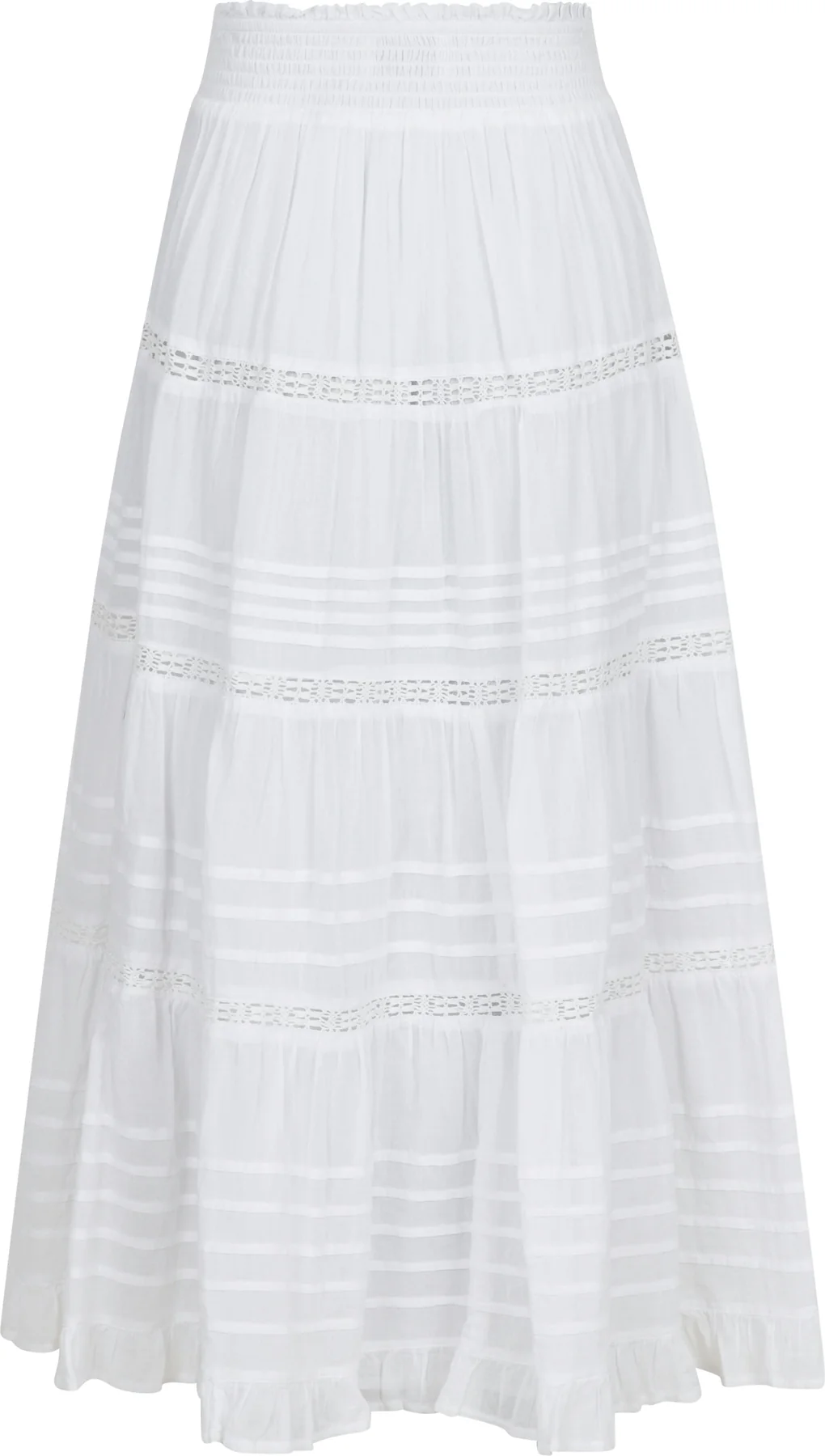 Neo Noir Felicia S Voile Skirt white