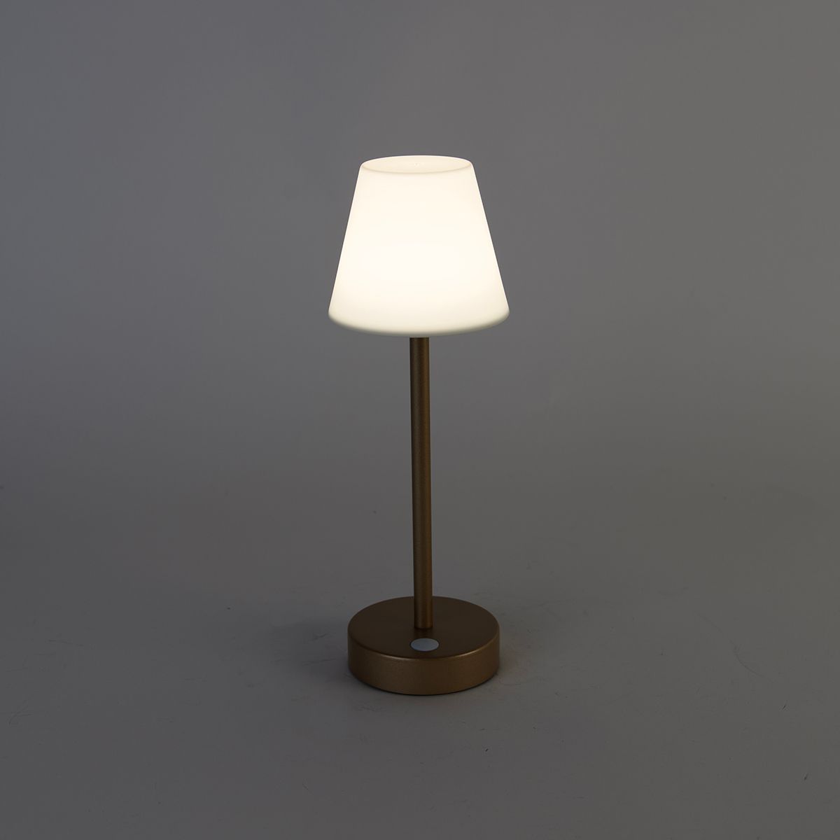 Tafellamp messing incl. LED oplaadbaar met touch dimmer - Renata