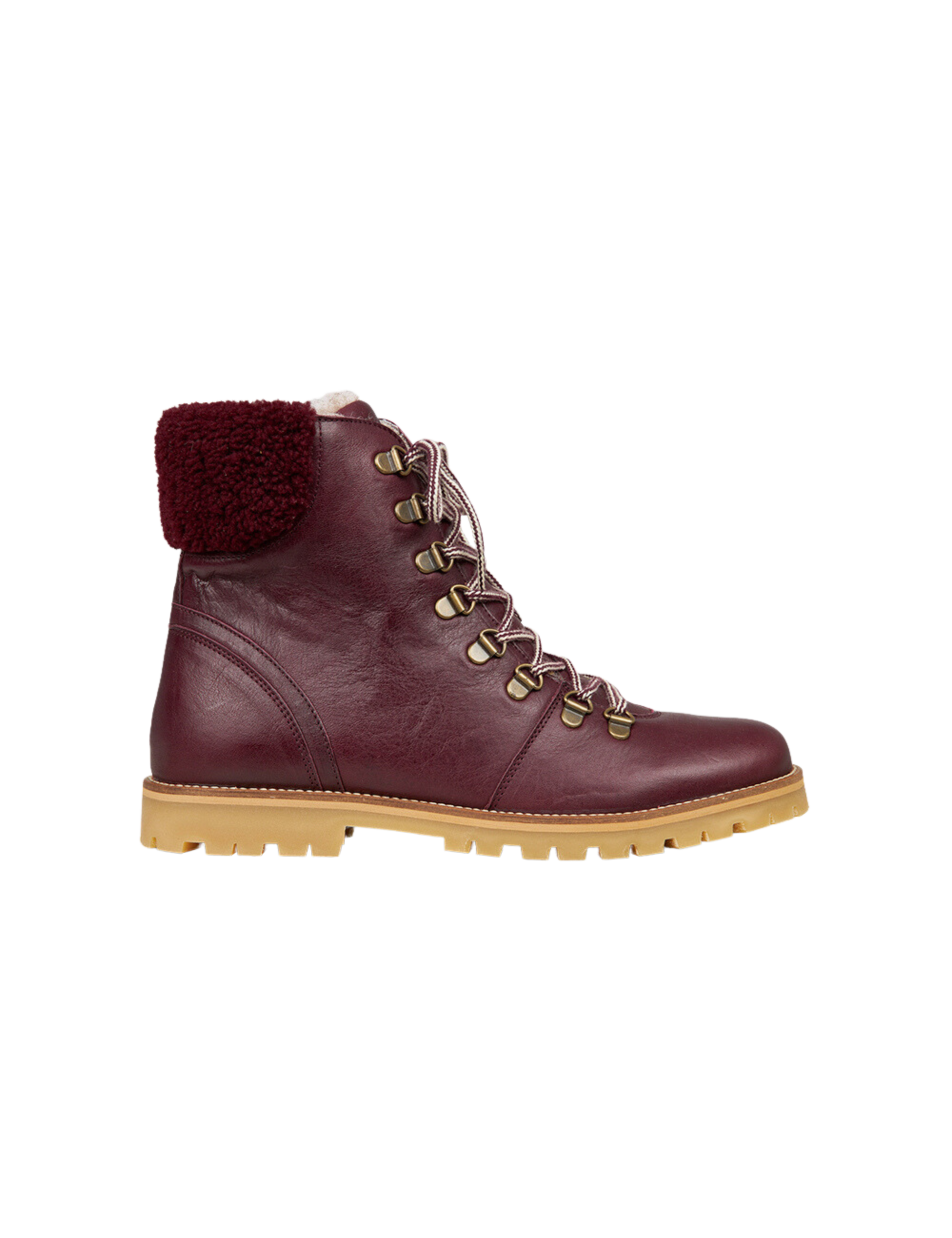 Shearling Winter Boot Women - Plum