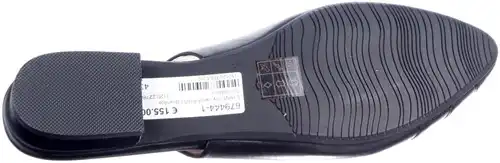 Everybody zwart 84603 Brunilde - maat 44 slingback zwart - maat 44 Calandschoen