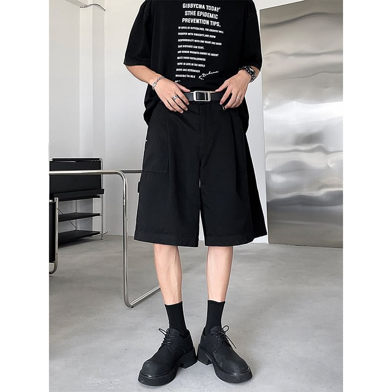 Freehop - Mid Rise Plain Shorts