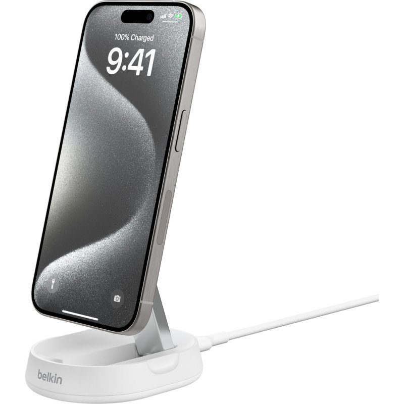Belkin BoostCharge Pro Smartphone Blanc Secteur Recharge sans fil Charge rapide Intérieure