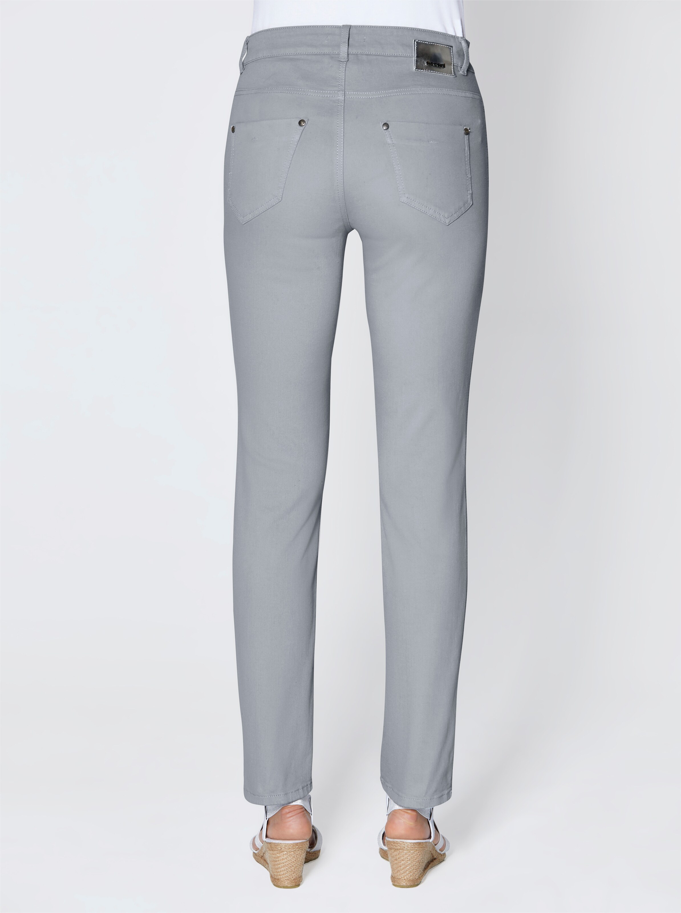 Ascari Stretch-Jeans in grau