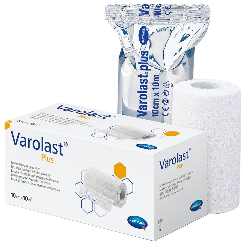 Varolast® Plus Zinkleimbinde 10 cm x 10 m