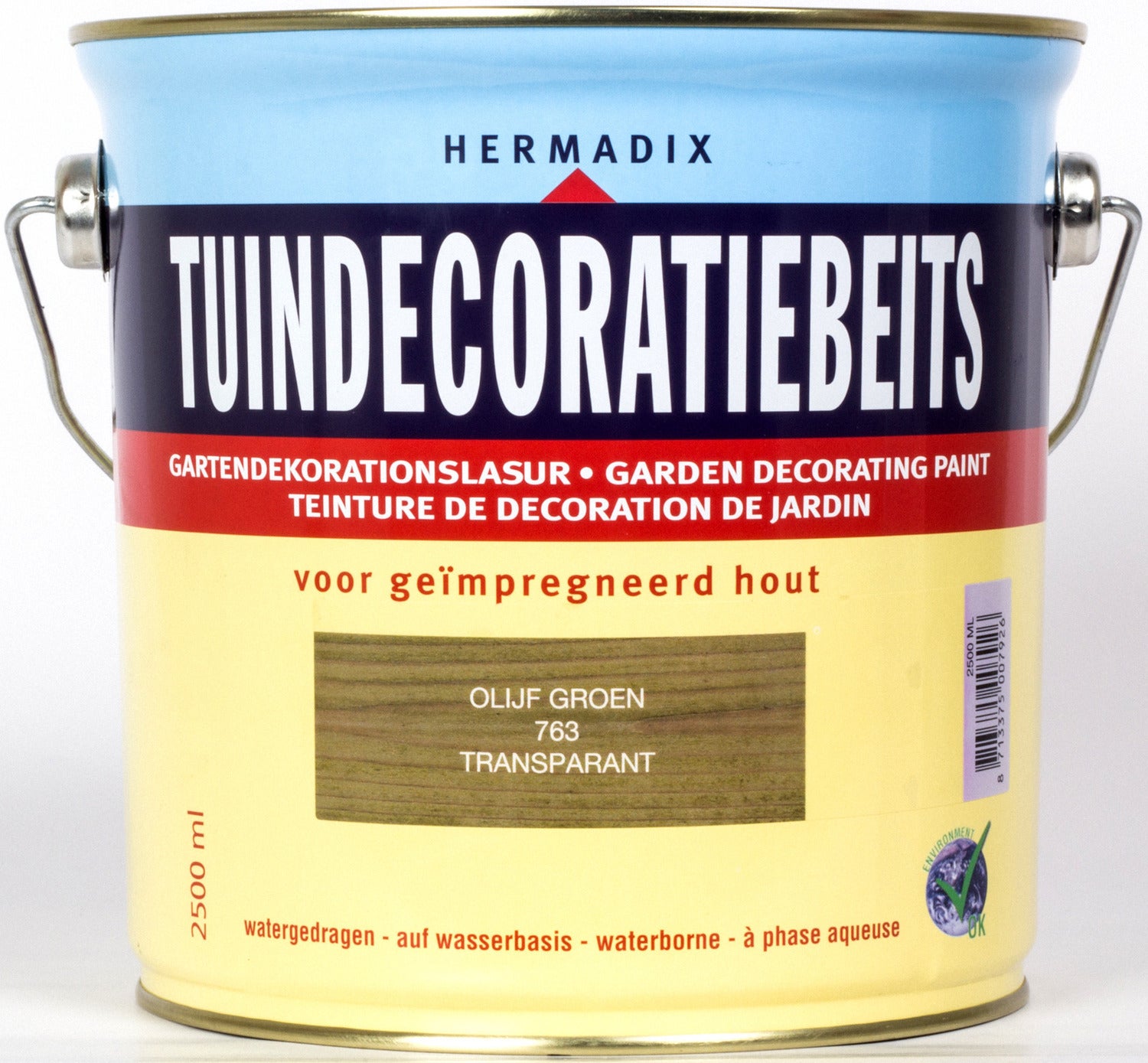 Hermadix Tuindecoratiebeits olijf groen 2,5 l