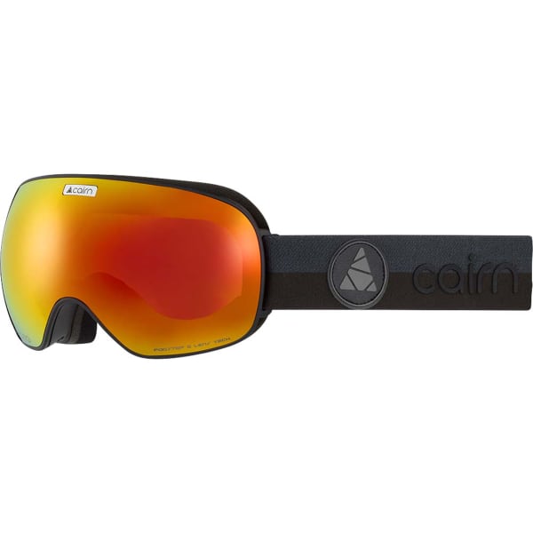 Masque de ski CAIRN FOCUS OTG MAT BLACK ORANGE MIRROR