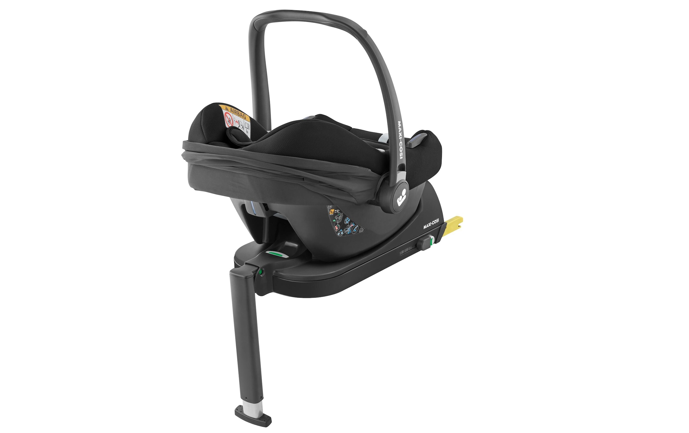 Maxi-Cosi Babyschale »Set CabrioFix i-Size Essential Black«