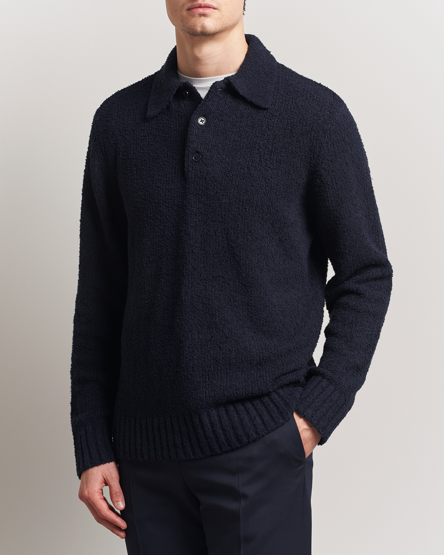 A Day's March Dover Structured Polo Navy