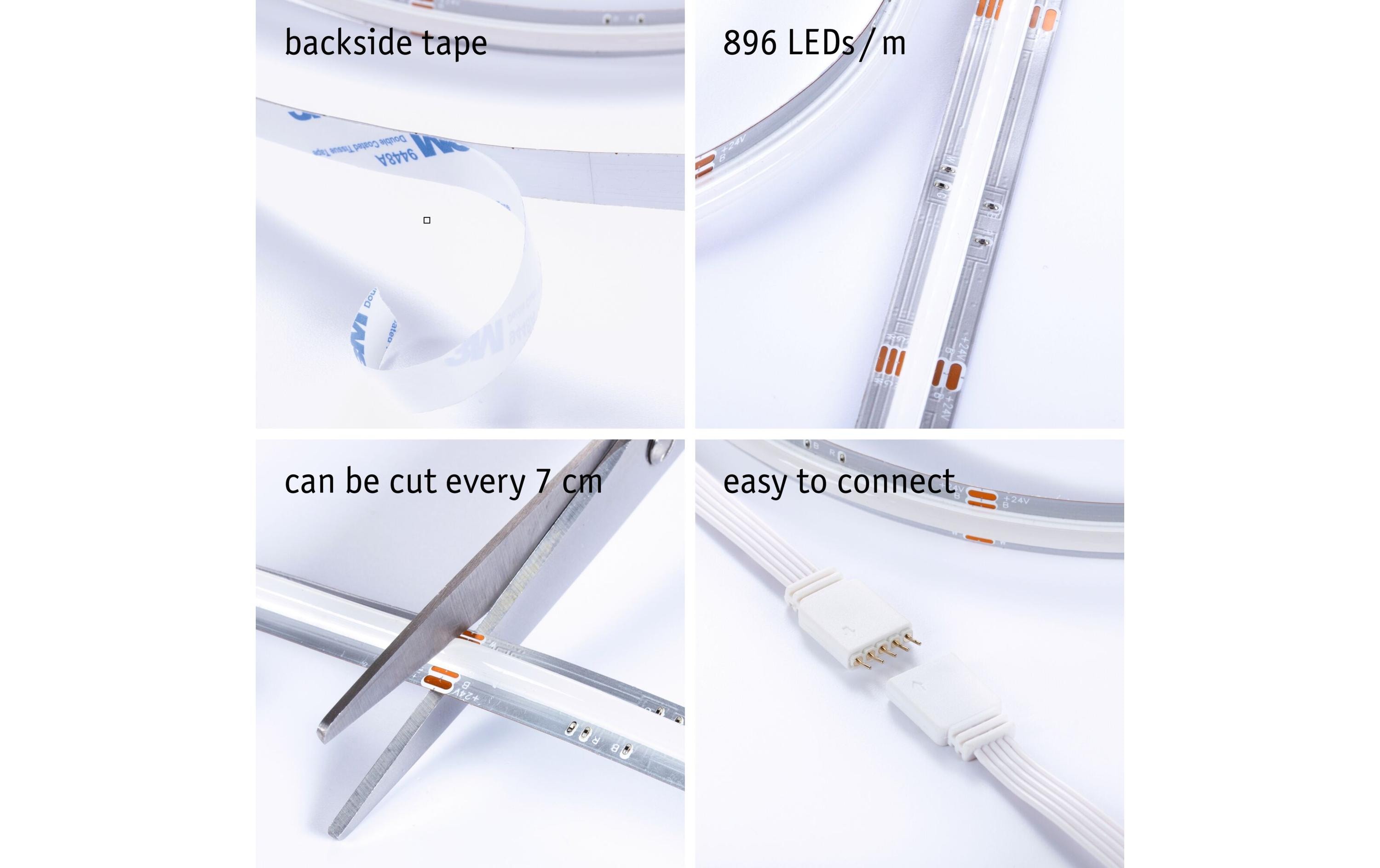 MaxLED1000 LED Strip Full-Line COB 1.5 mLight Stripes
