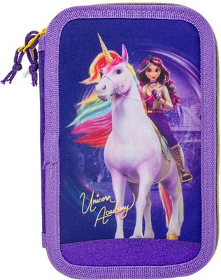 Unicorn Academy Dobbeltpennal, Lilla
