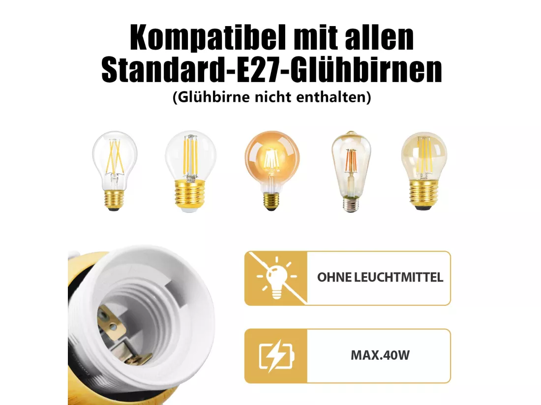 NETTLIFE Spot de plafond vintage noir E27 orientable 350° lampe de couloir rétro métal industriel orientable