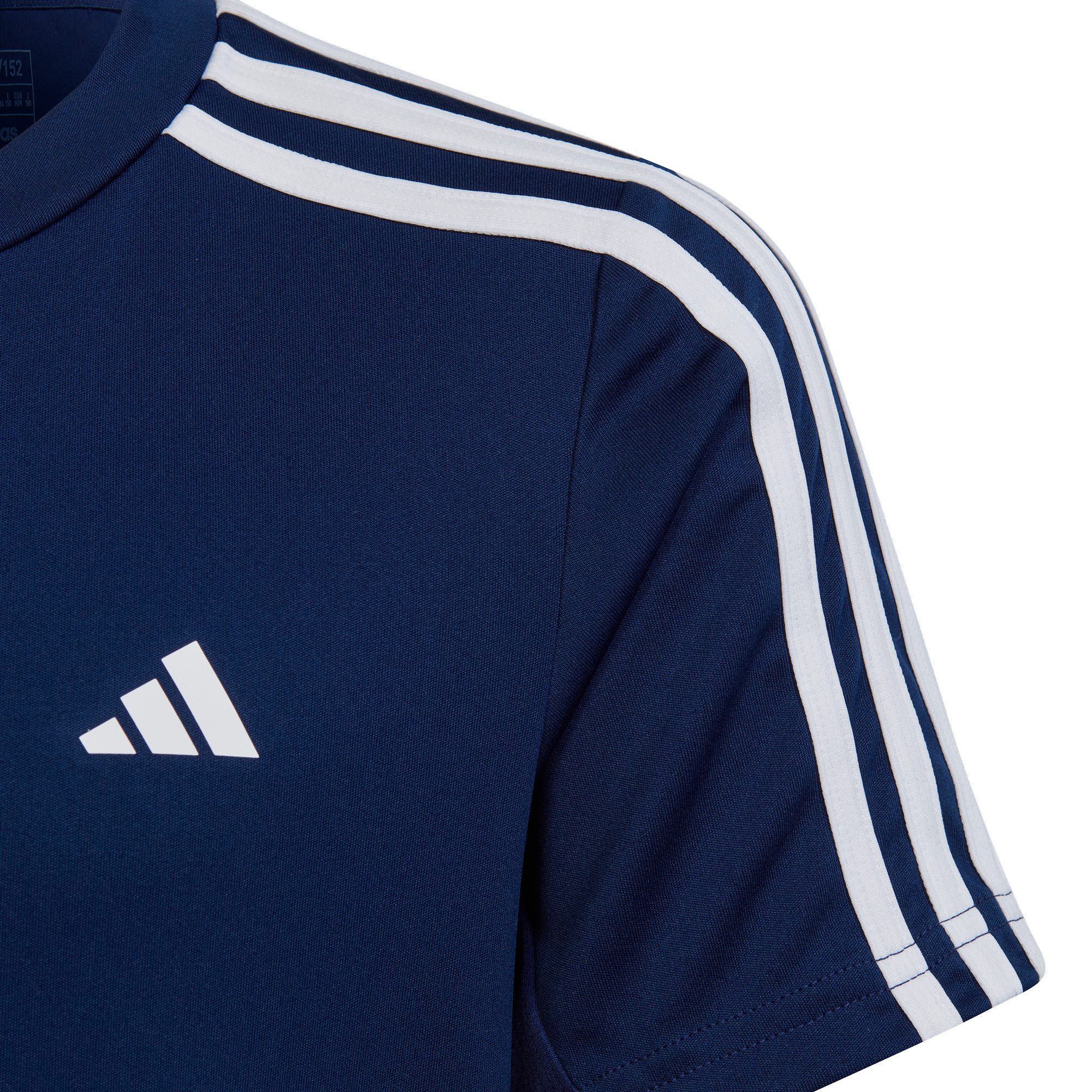 adidas Train Essentials Aeroready 3-Streifen T-Shirt Jungen dark blue