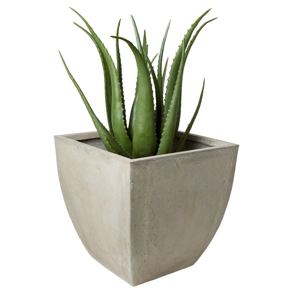 CACHE POT FIBRE ARGILE 45x45cm