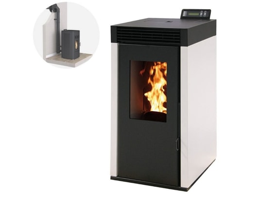 INTERSTOVES - Poêle à granulés Pack poêle à granules marina 8kw etanche + kit conduit vento...