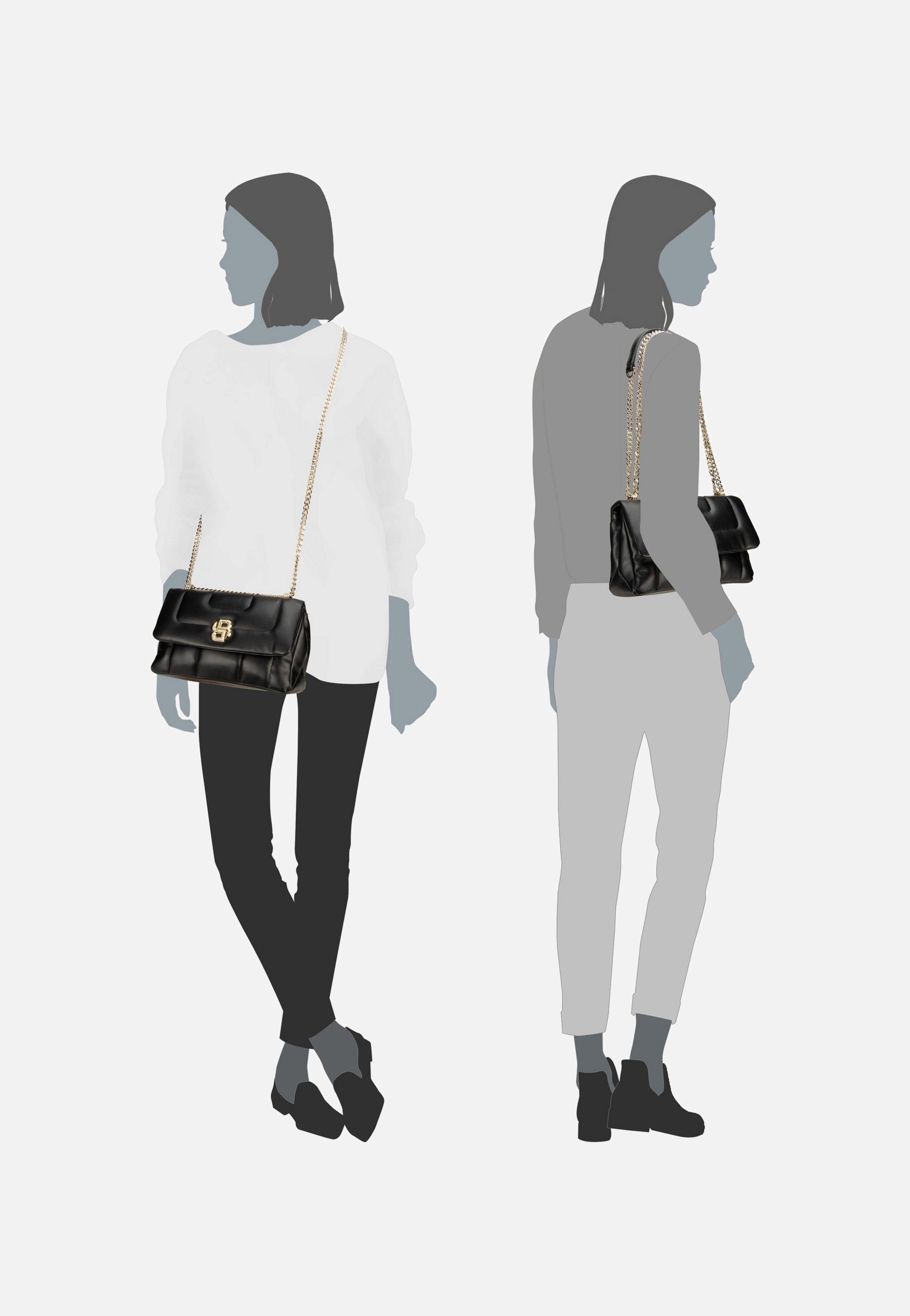 B Icon 50523348 Black - Crossbody Bag