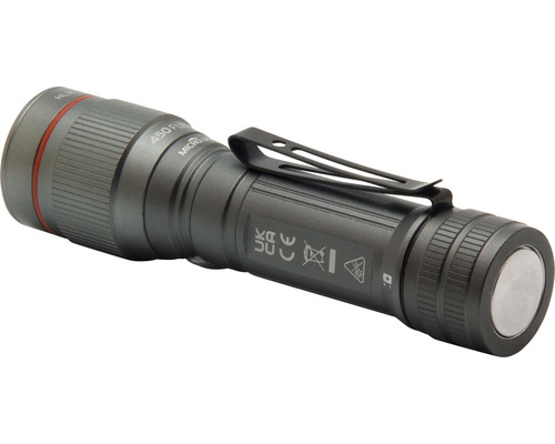 NEBO Flex 450 LED zaklamp, aluminium, 450 lm, oplaadbaar