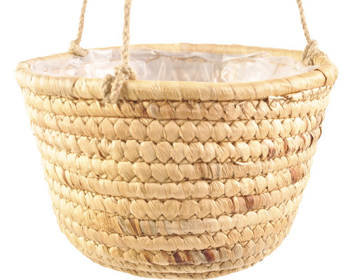 Hangende zeegrasmand Lafiora Ø 23 cm H 12/65 cm bruin