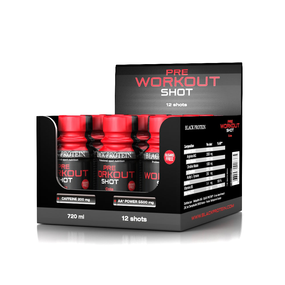 BLACK-PROTEIN Pre Workout Shot