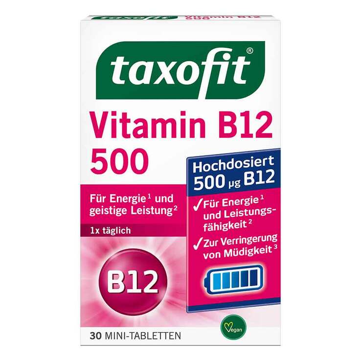 Taxofit Vitamin B12 500 Minitabletten, 30 St