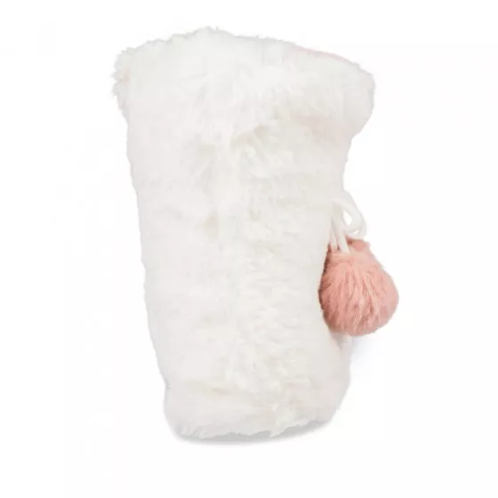 Chaussons bottines BLANC LOVELY SKULL