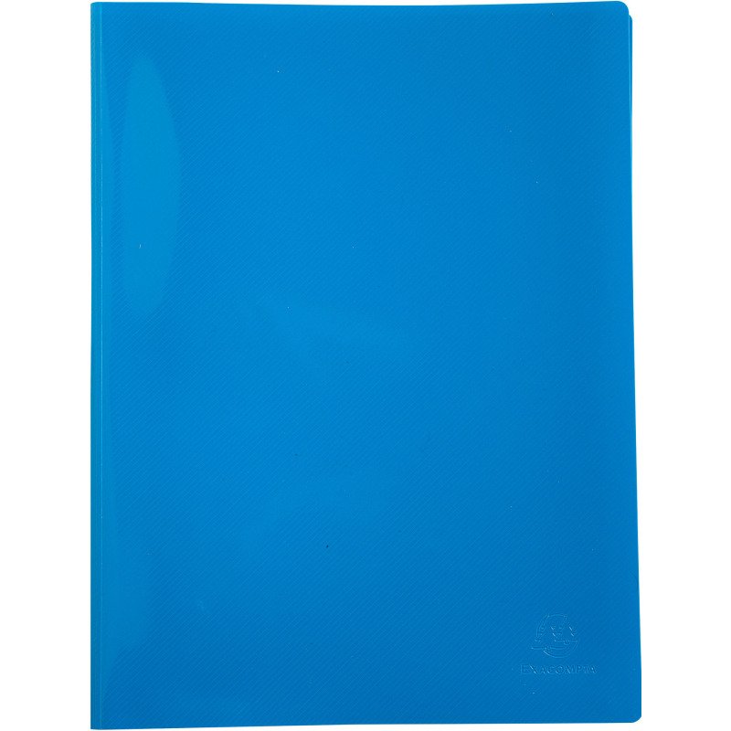 Protège-documents Bee Blue Exacompta polypropylène A4 30 pochettes - 60 vues couleurs assorties
