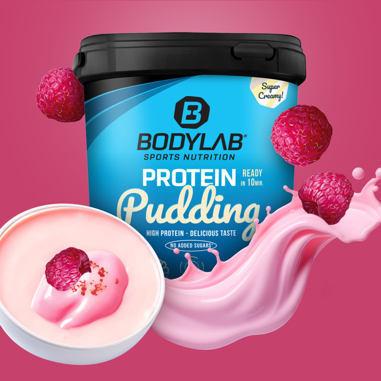 Protein Pudding - 1000g - Raspberry