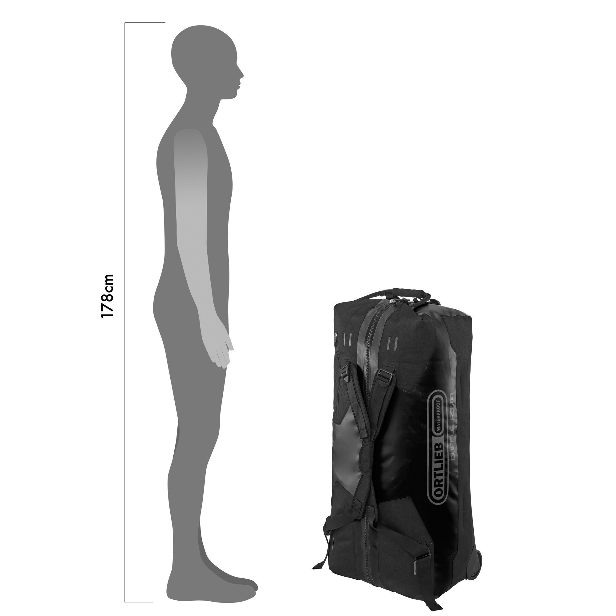 Ortlieb Duffle RS 110l Reisetasche schwarz