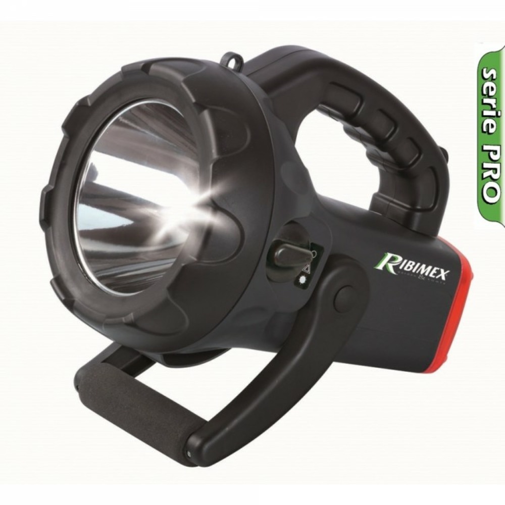 Ribimex torche à led 10 w batterie li-ion