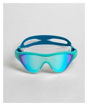 Masque de Natation Arena The One effet miroir bleu