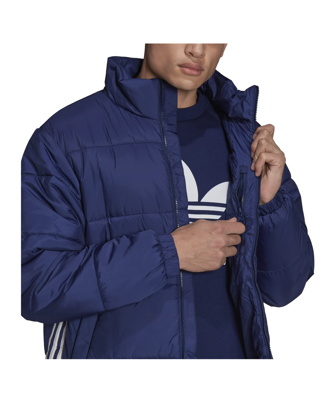 adidas Originals Padded Stand Puffer Jacke Blau