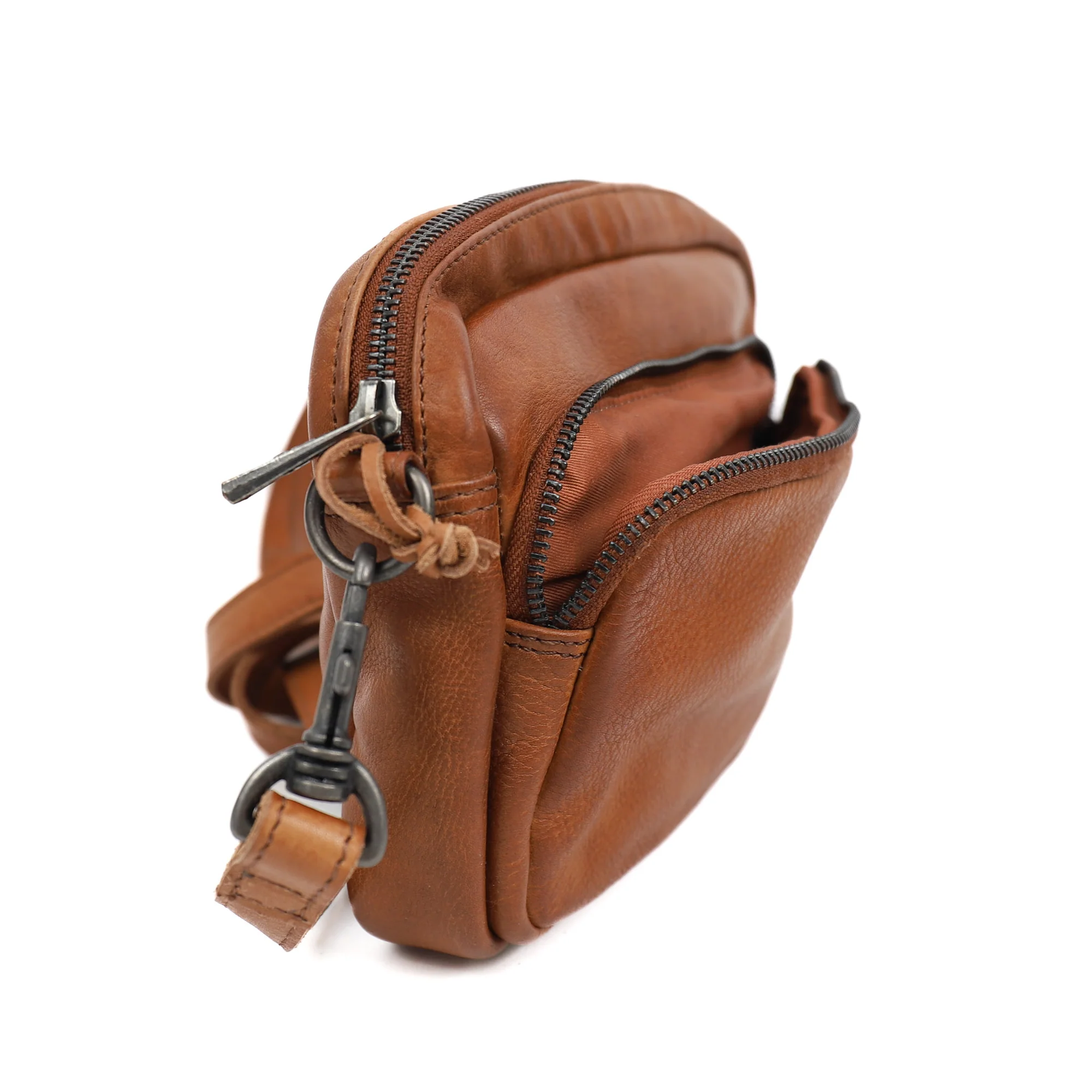 Bear Design Callisto Pelle Schoudertas Peggy Cognac CP2663
