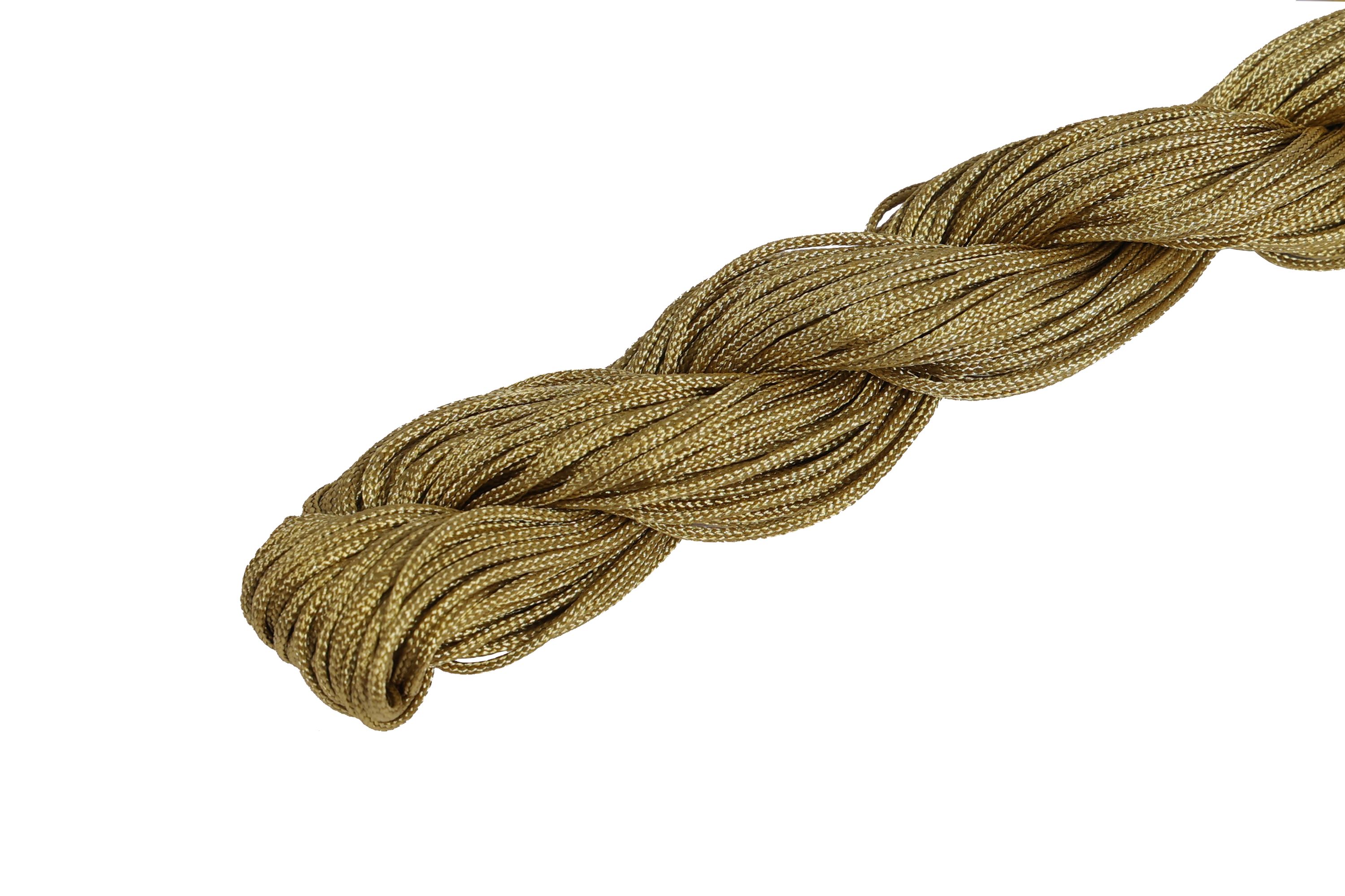 Nylonschnur 25 m gold
