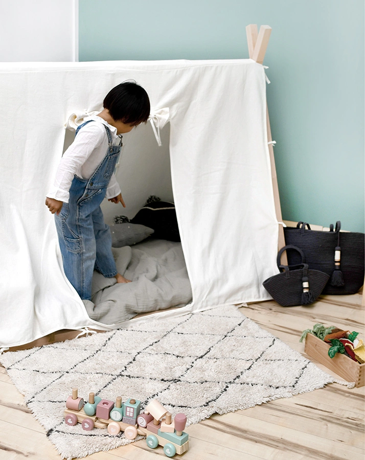 Teppich MINIONES – BEREBER (70x100) in beige
