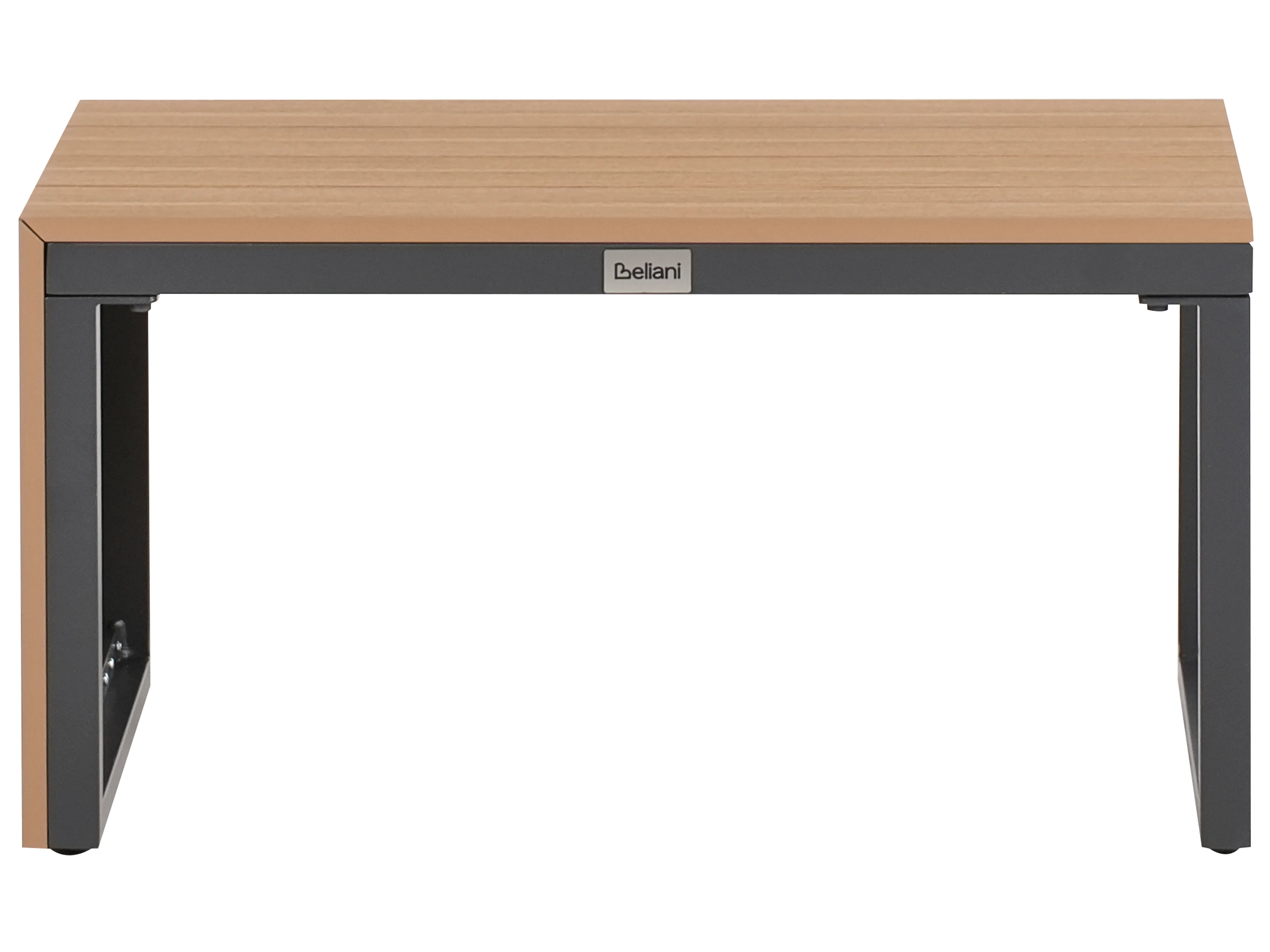 Tuin hoekloungeset met tafel 4-zits PIENZA rechtszijdig Lichtbruin/grijs