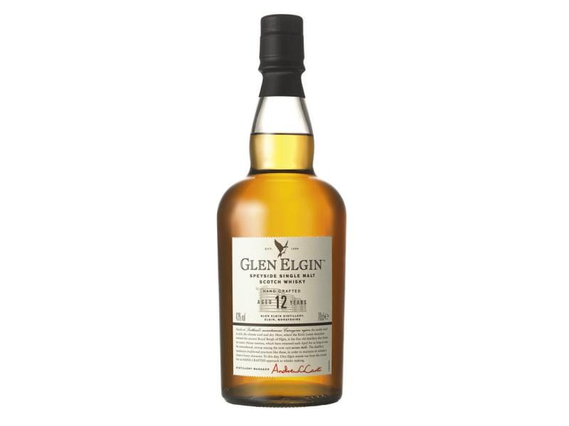 Glen Elgin Whisky Single Malt 12 Jahre 0.7 l Hochprozentige Spirituosen Spezialität aus Schottland