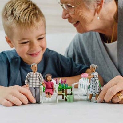 Lundby Dukkesett Gammelt Par Nikki
